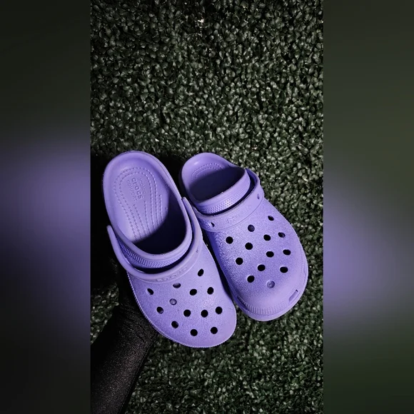 Kids Purple Clogs - Picture 3 of 5